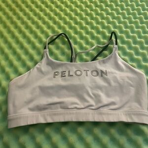 Peloton cadent white bra